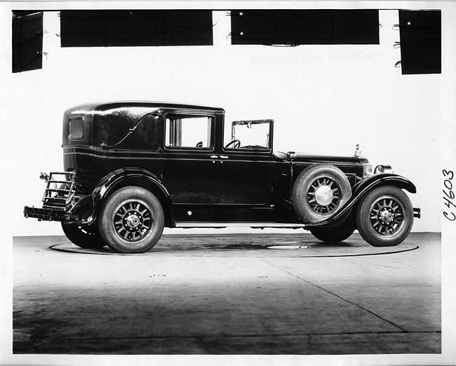 1928 Packard all weather town cabriolet, three-quarter right rear view