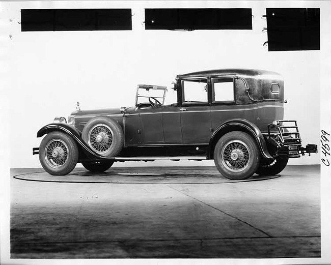 1928 Packard all weather town car, three-quarter left rear view