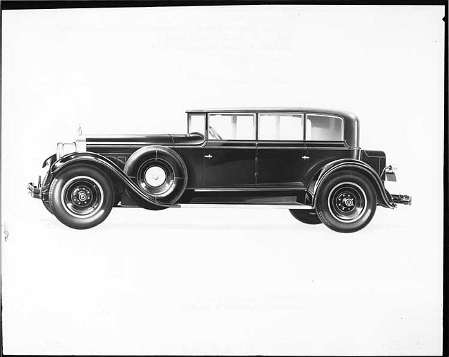 1928 Packard Murphy clear vision sedan, nine-tenths left front view