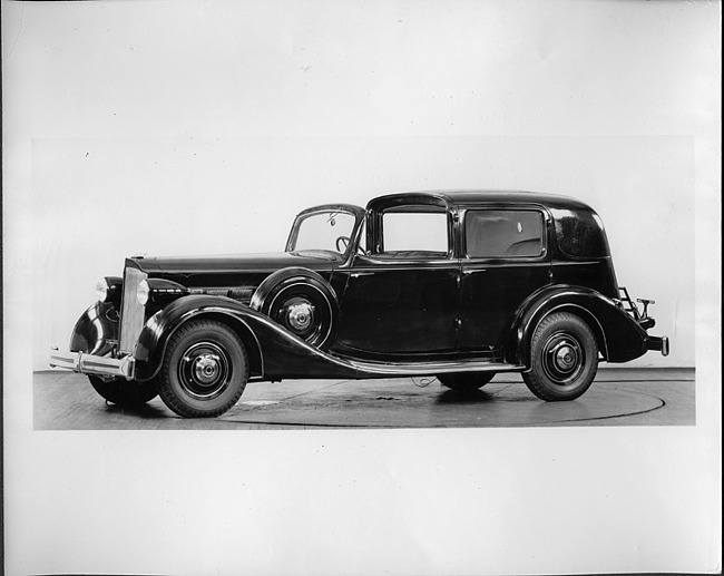 1935 Packard all weather cabriolet, nine-tenths left side view