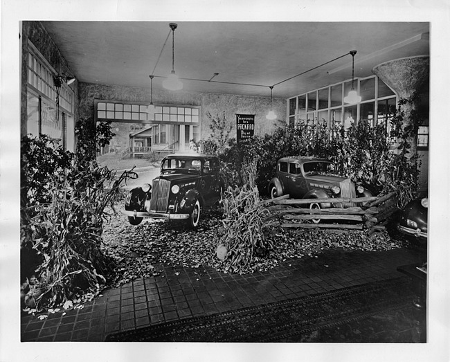 Packard Motor Car Co. of New York showroom display