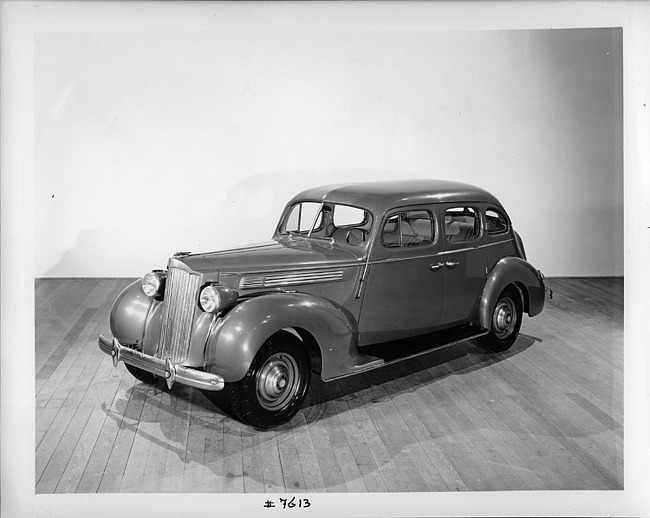 1939 Packard touring sedan, three-quarter left side view