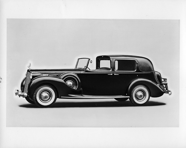 1939 Packard all weather cabriolet, left side view