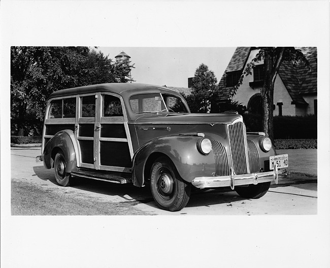 1941 Packard station wagon at the Lodge, Packard Proving Grounds