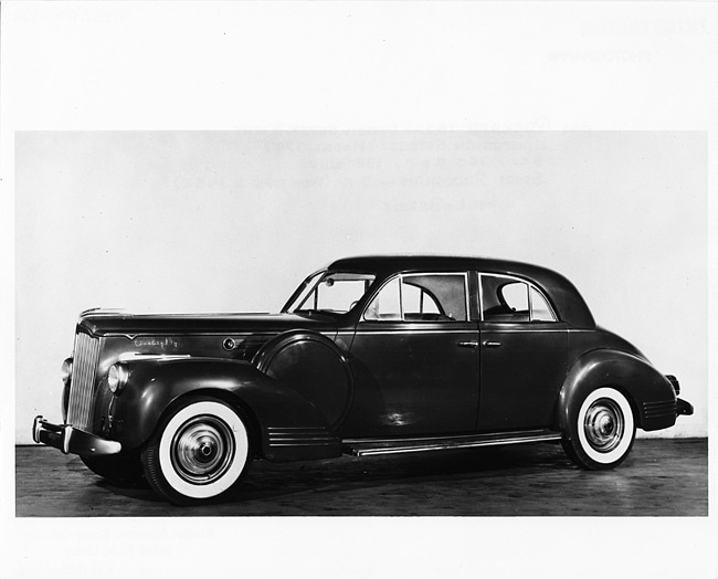 1941 Packard sport brougham, left side view