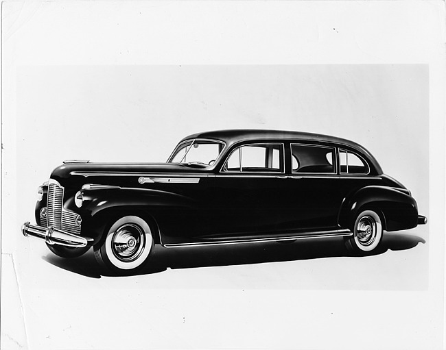 1942 Packard touring sedan and touring limousine, nine-tenths left front view