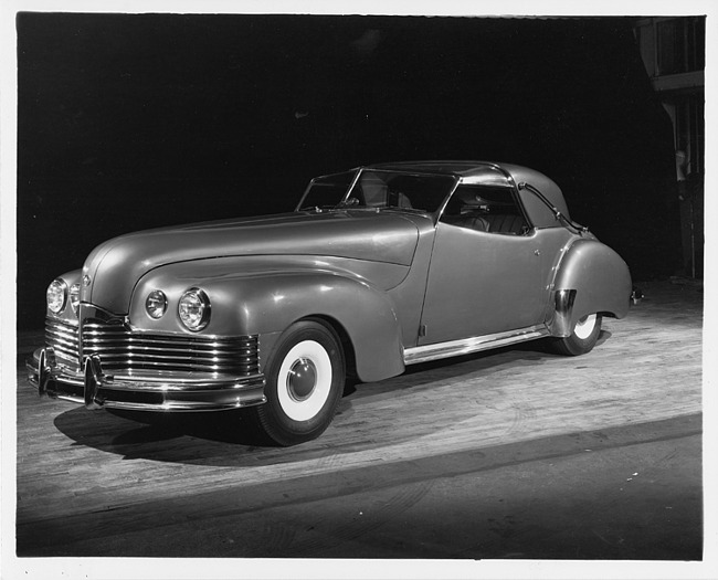1944 Packard Brown Bomber, nine-tenths front left view
