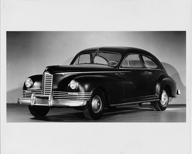 1946 Packard Super Clipper, three-quarter left front view