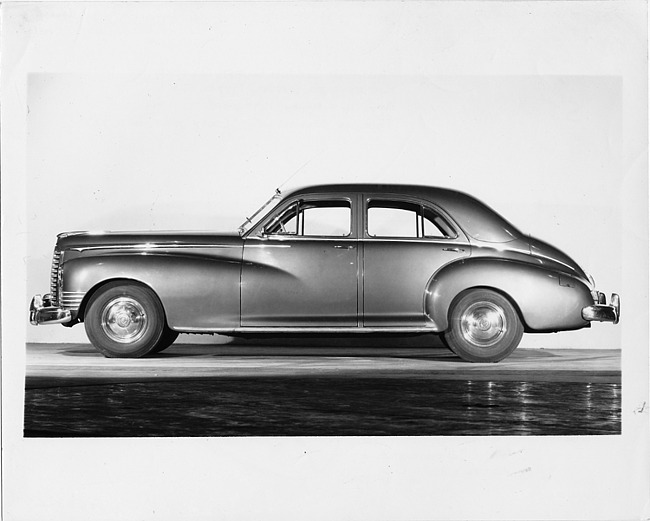 1946 Packard touring sedan, left side view