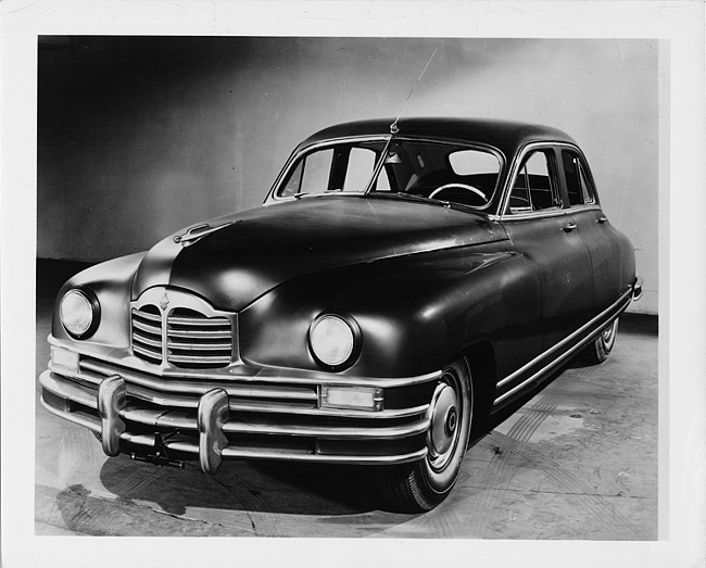 1947 Packard special car, three-quarter front left view