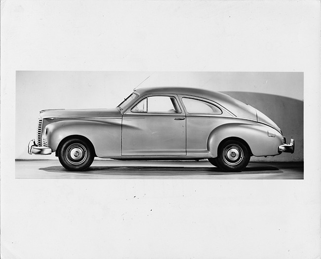 1947 Packard club sedan, left side view