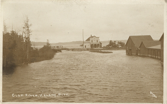 Clam River, Helena, Mich.