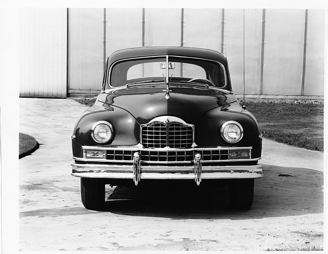 1949 Packard sedan, front view