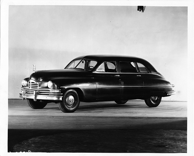 1949 Packard limousine, seven-eights left side view