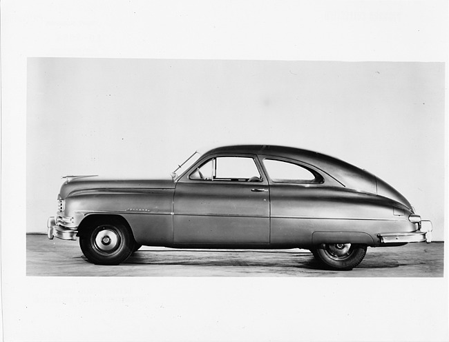 1949 Packard sedan, left side view