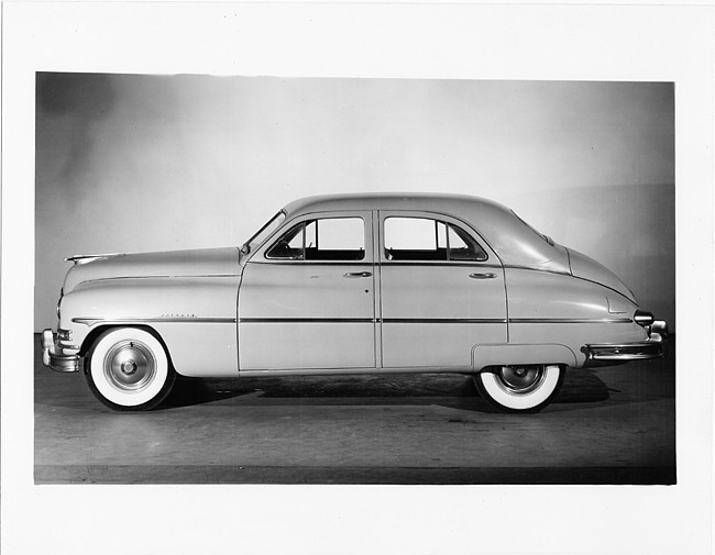 1950 Packard sedan, left side view