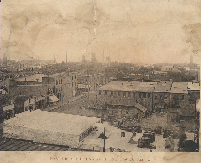 East from the Engine House Tower in Alpena