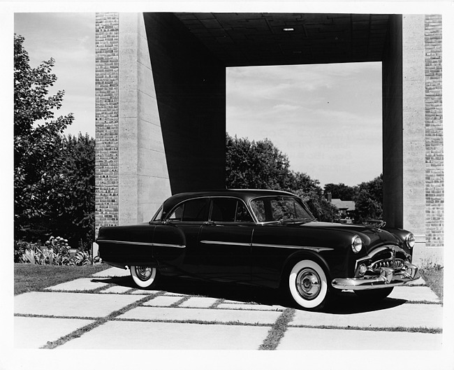 1952 Packard touring sedan, seven-eights right side view