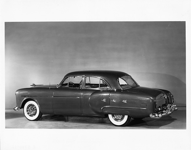 1952 Packard sedan, seven-eights left rear view