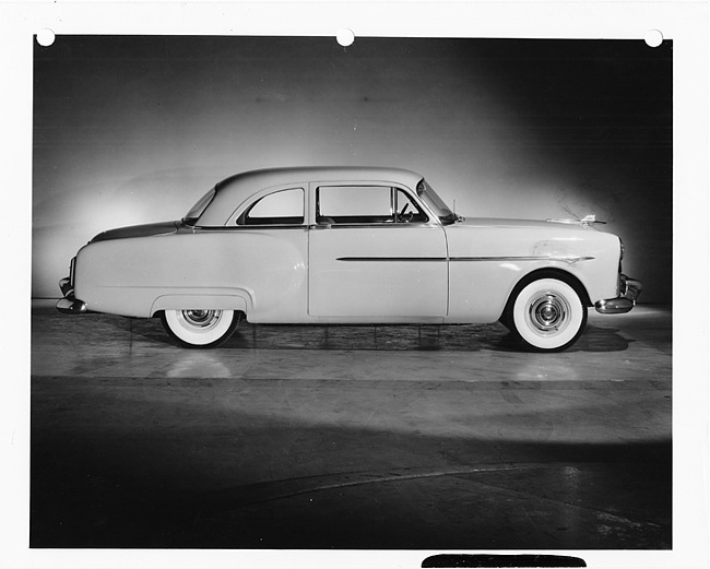 1952 Packard club sedan, right side view