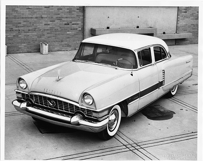 1955 Packard 4-door sedan, three-quarter left front view