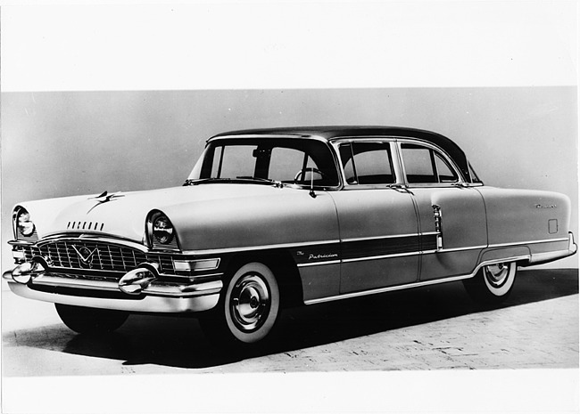 1955 Packard Patrician, three-quarter left side view