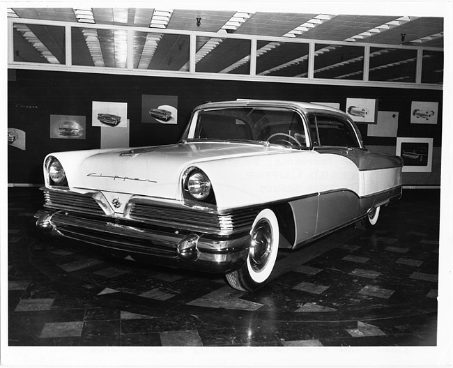 1956 Packard Clipper, three-quarter front left view