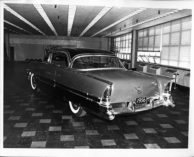 1956 Packard Studebaker, three-quarter rear left view