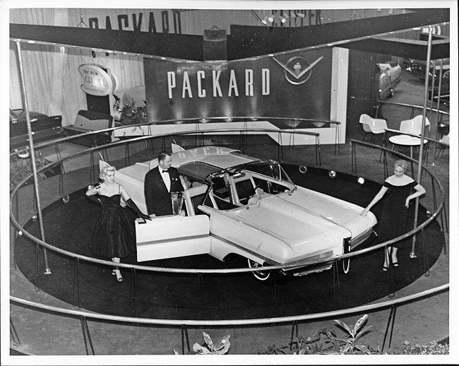 1956 Packard Predictor, three-quarter right side view, on display