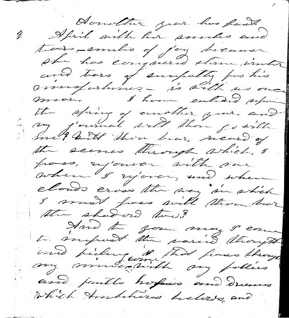 Martha Baldwin diary : April 1, 1859 - March 31, 1860
