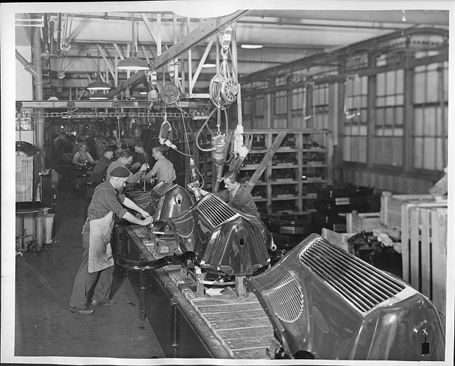 Packard grille assembly, 1940