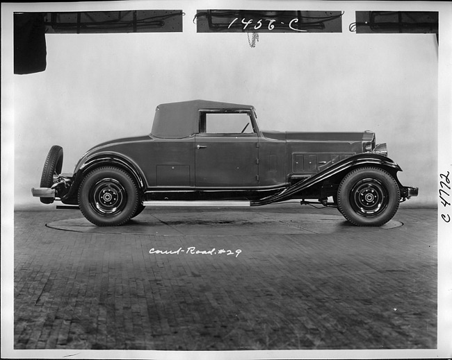1932 Packard prototype coupe, right side view