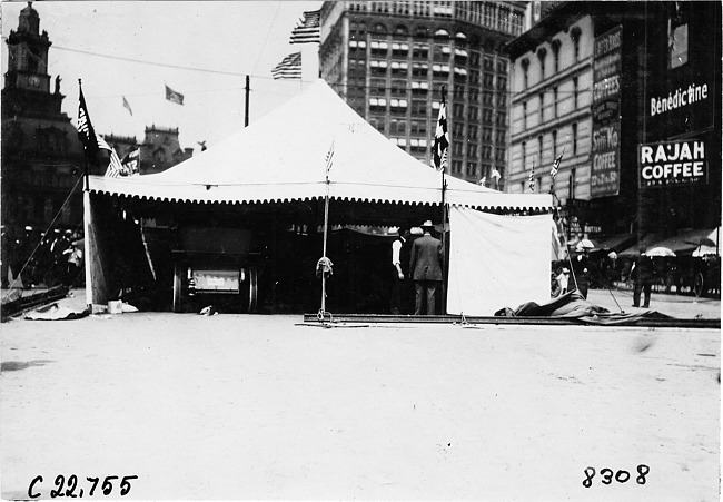 One of the Detroit camps, 1909 Glidden Tour, Detroit, Mich.