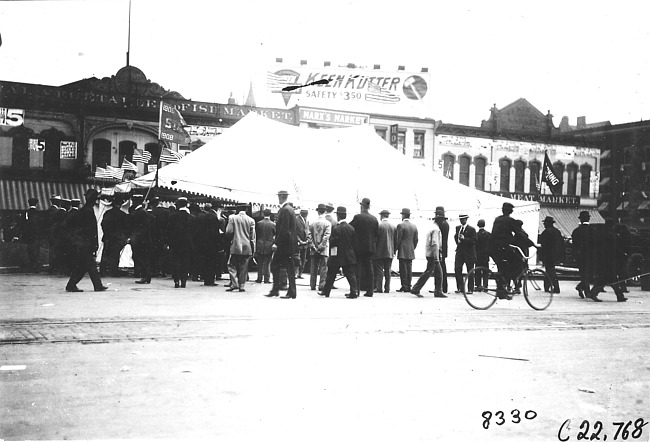 One of the camps in Detroit, 1909 Glidden Tour, Detroit, Mich.