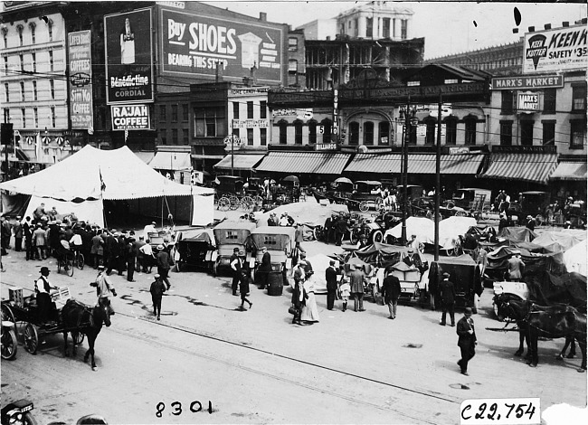 Before the start of the 1909 Glidden Tour, Detroit, Mich.