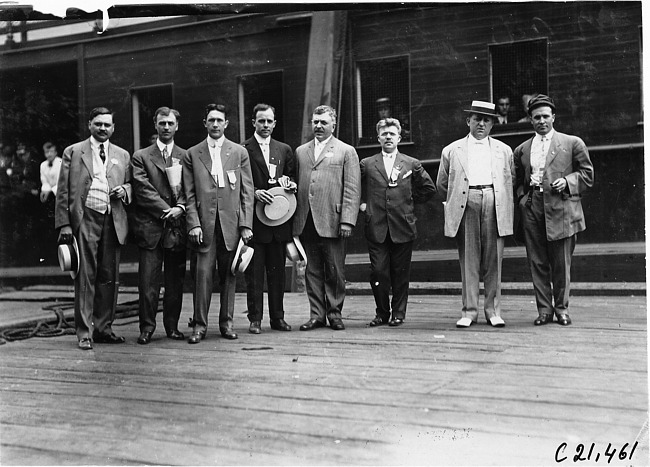 1909 Glidden Tour reception committee, Detroit, Mich.
