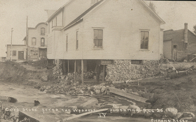 Coy's store after the washout, Alden, Mich. Aug 25, l910