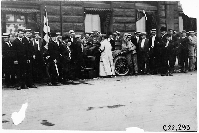 Studebaker press car at 1909 Glidden Tour