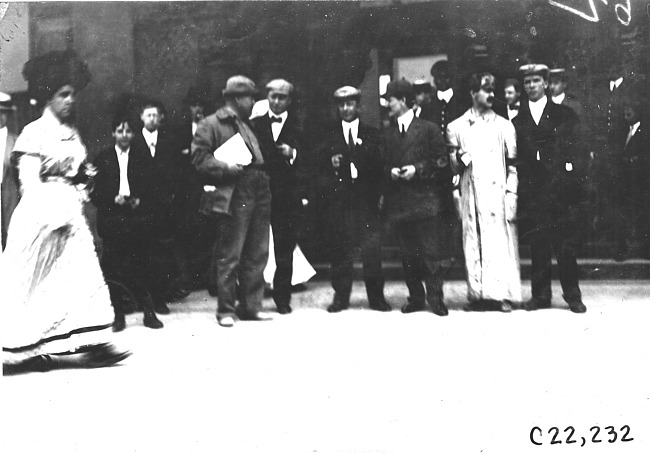 Dai Lewis and Frank B. Hower at the 1909 Glidden Tour