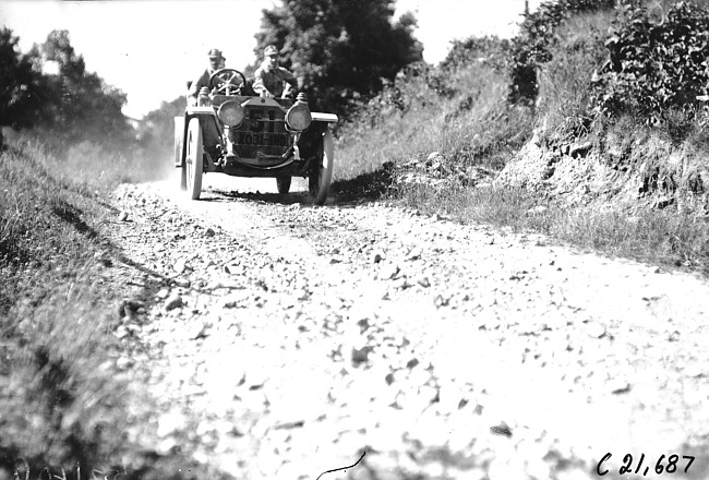 American Simplex car at the 1909 Glidden Tour