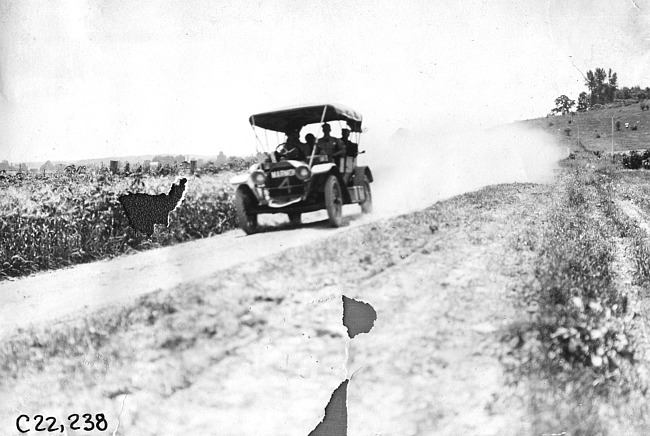 Marmon car #4 at the 1909 Glidden Tour