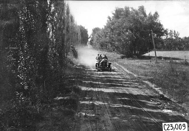 Premier car at the 1909 Glidden Tour