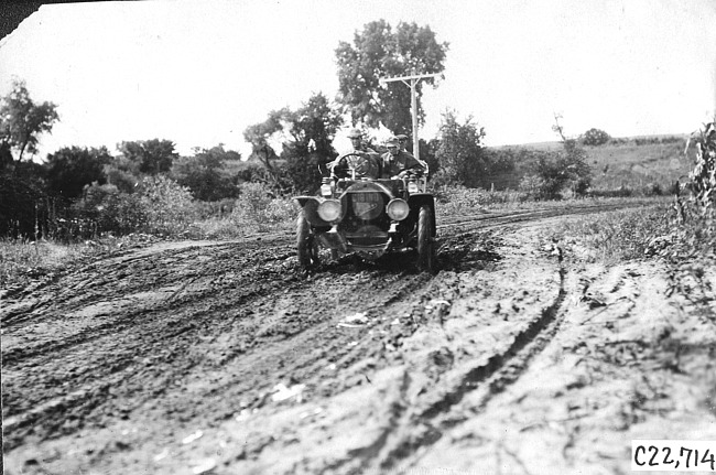 Participant car at the 1909 Glidden Tour