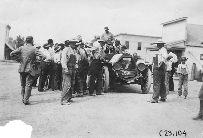 Jewell car in North Platte, Neb., at the 1909 Glidden Tour