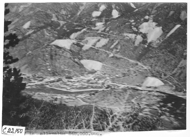 View of Georgetown Mountain in Colo., at 1909 Glidden Tour