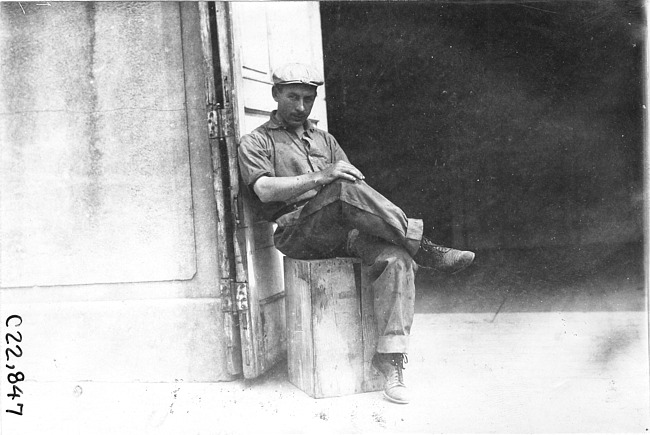Dave Thomas in Colo., at 1909 Glidden Tour