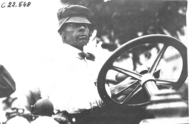 Participant in Colorado Springs, Colo., at the 1909 Glidden Tour