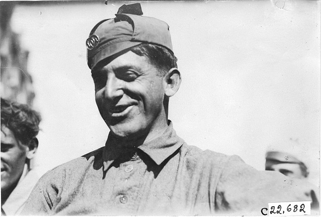 Mort Reeves in Colorado Springs, Colo., at the 1909 Glidden Tour