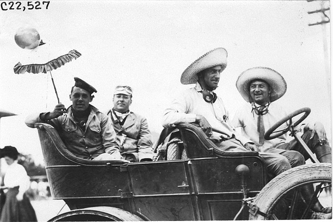 Participants in Colorado Springs, Colo., at the 1909 Glidden Tour