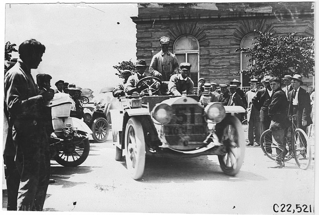 Car #51 in Colorado Springs, Colo., at the 1909 Glidden Tour